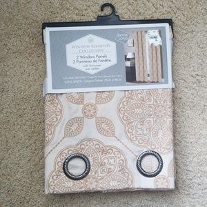 Two Window panels Curtains 76" x 96"